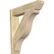 Ekena Millwork Funston Slat Rough Sawn Outlooker, Douglas Fir, 8"W x 38"D x 38"H OUT08X38X38FST06RDF - alternate 1